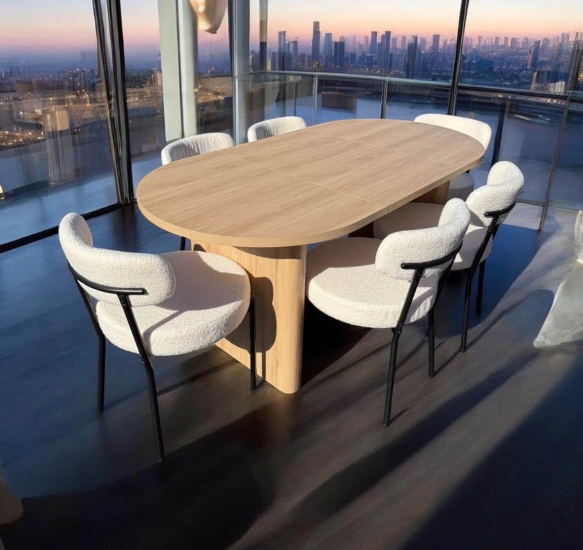 The Horizon Oval Dining Collection